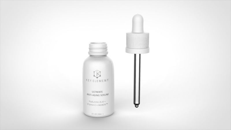 KeyElement Glass Bottle Dropper 3D model_7