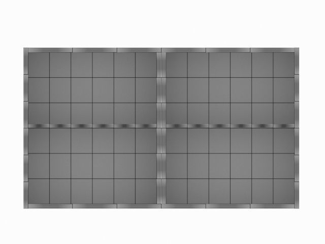 Cabinet bookcase 3D model_4