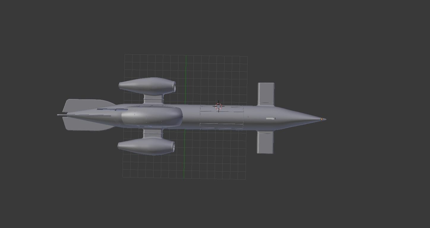 Captain America Hydra Submarine 3D print model_7