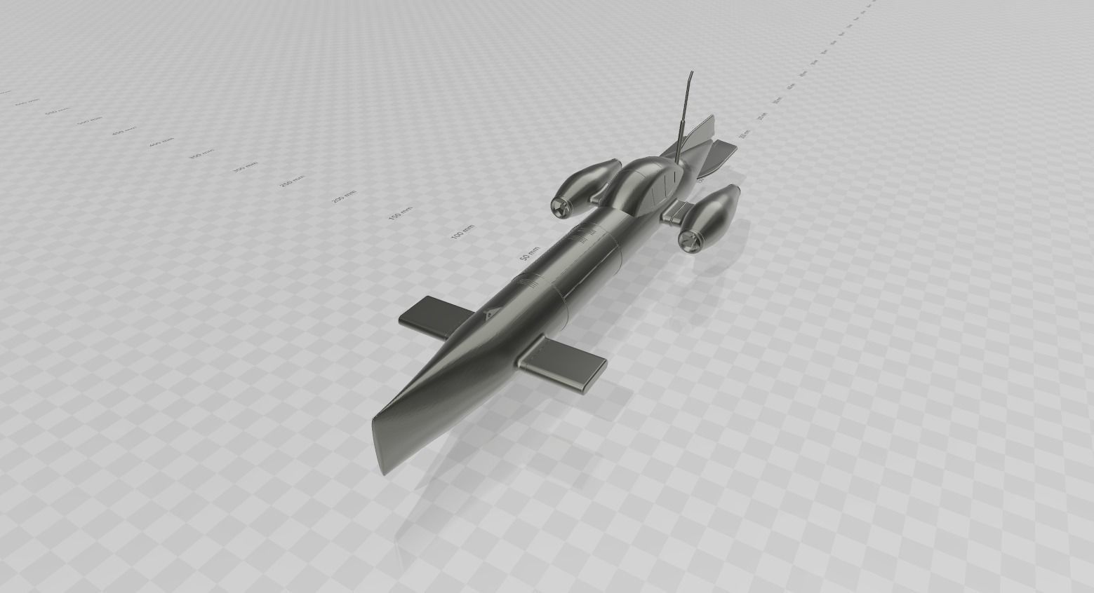 Captain America Hydra Submarine 3D print model_5