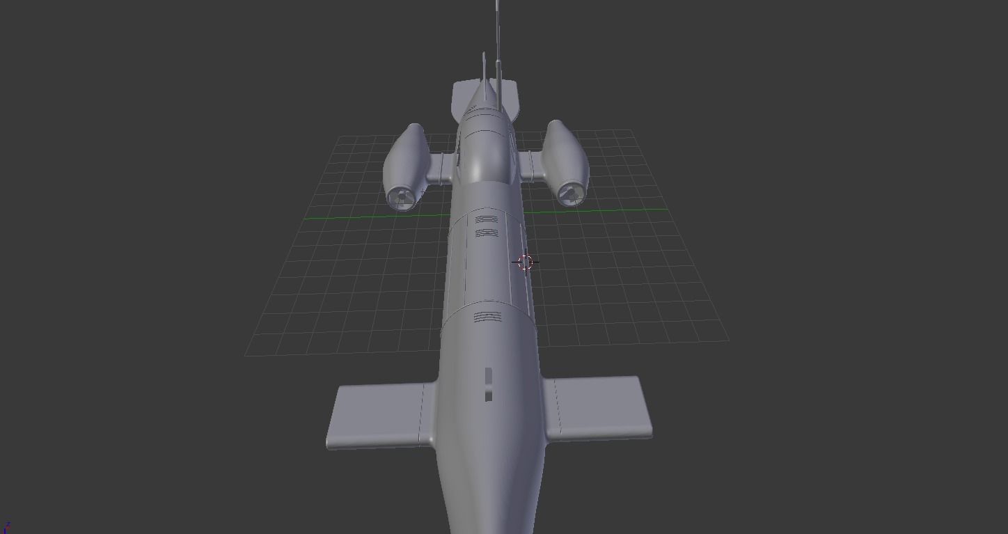 Captain America Hydra Submarine 3D print model_11