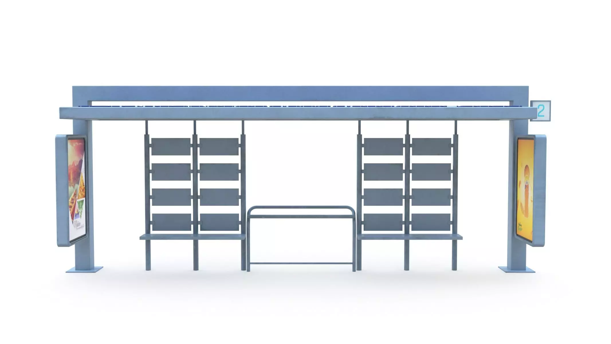 Bus Stop 03 3D model