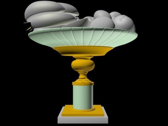 ACCESSORIES 3 cup with orange handle 3D model_83