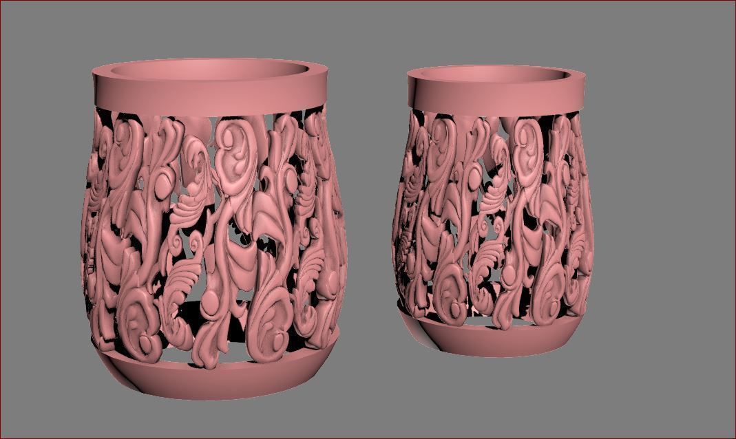 ACCESSORIES 3 cup with orange handle 3D model_93