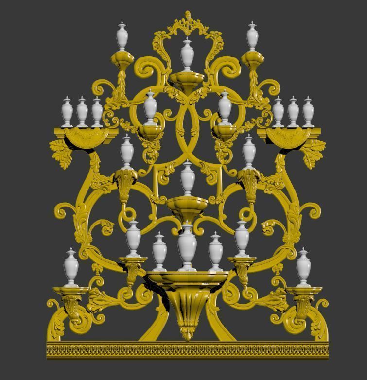 ACCESSORIES 3 cup with orange handle 3D model_99