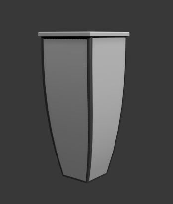 ACCESSORIES 3 cup with orange handle 3D model_43