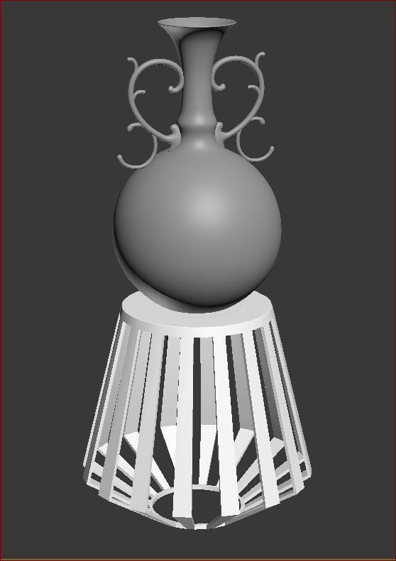 ACCESSORIES 3 cup with orange handle 3D model_15