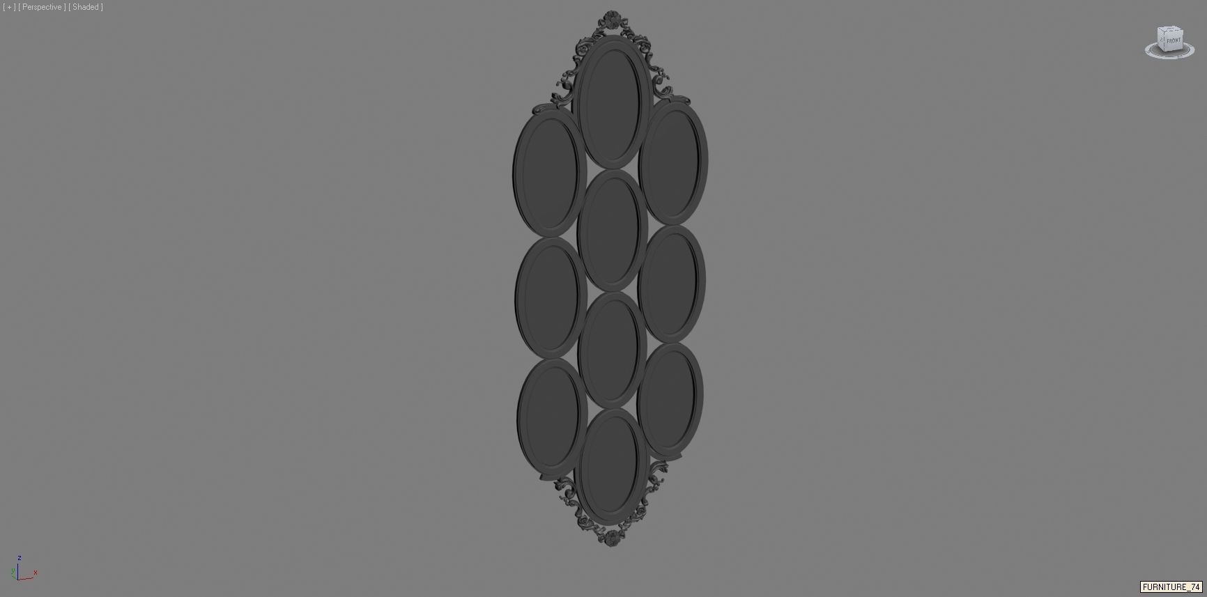 ACCESSORIES 3 cup with orange handle 3D model_87