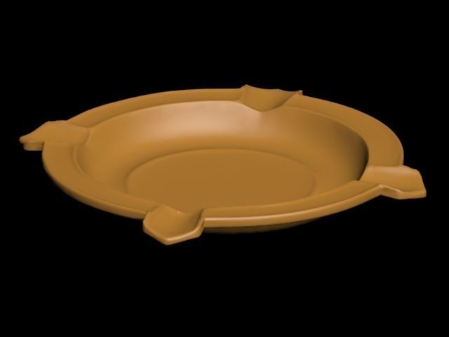 ACCESSORIES 3 cup with orange handle 3D model_49