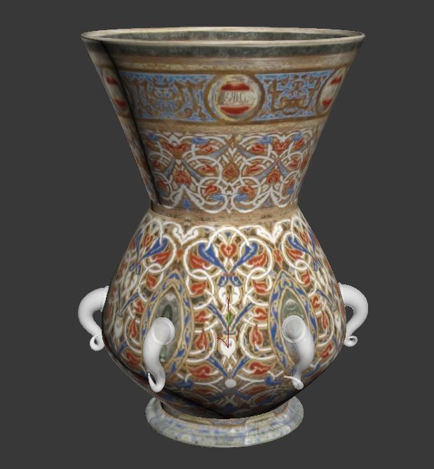 ACCESSORIES 3 cup with orange handle 3D model_63