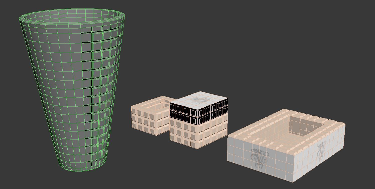 ACCESSORIES 3 cup with orange handle 3D model_61