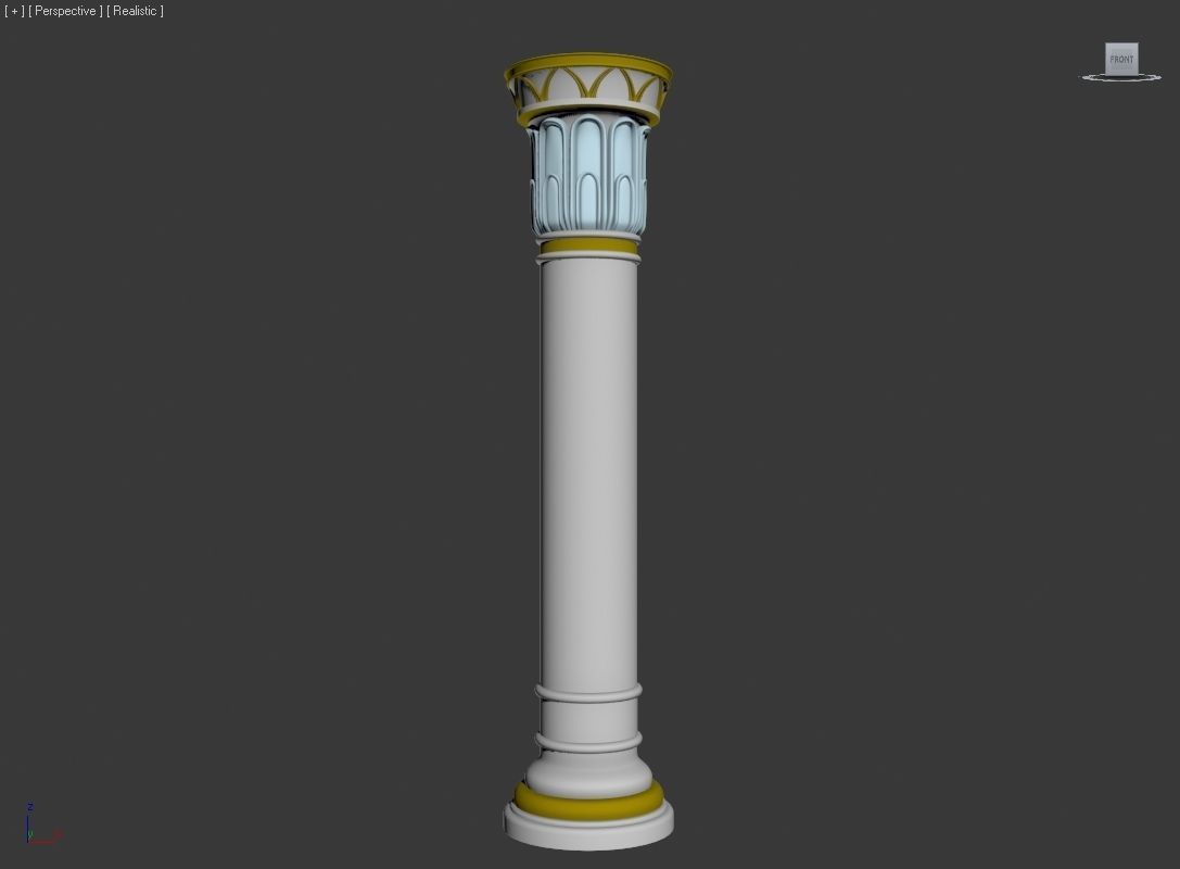 ACCESSORIES 3 cup with orange handle 3D model_72