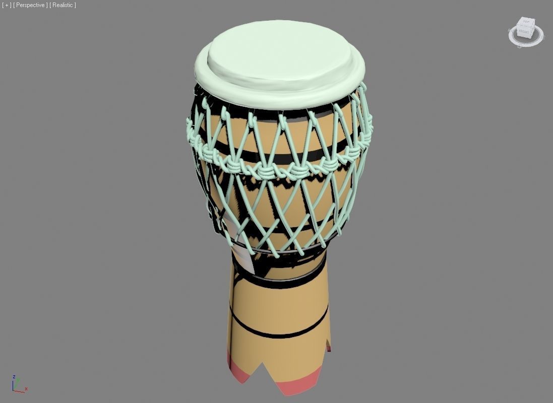 ACCESSORIES 3 cup with orange handle 3D model_66