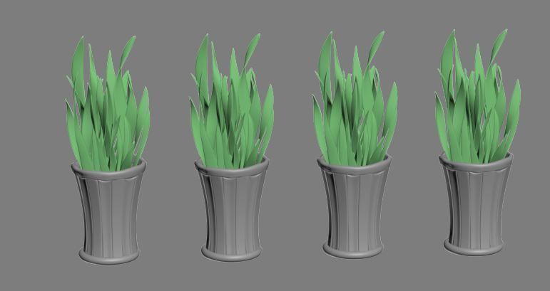 ACCESSORIES 3 cup with orange handle 3D model_40