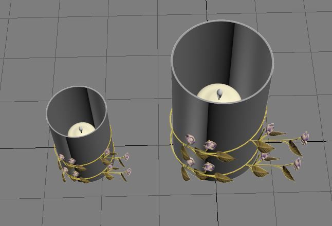 ACCESSORIES 3 cup with orange handle 3D model_38