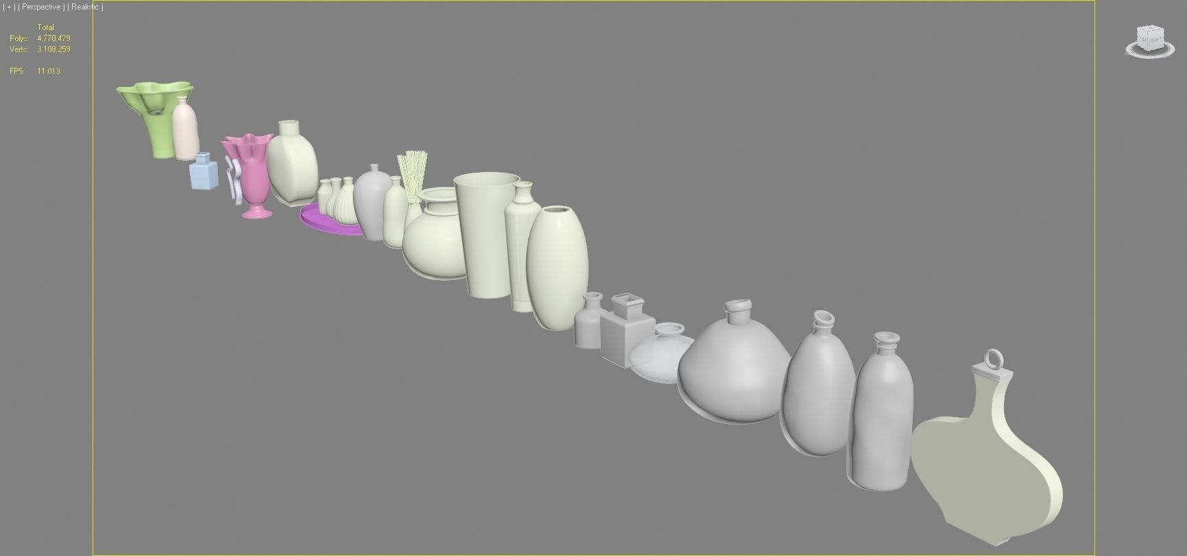 ACCESSORIES 3 cup with orange handle 3D model_52