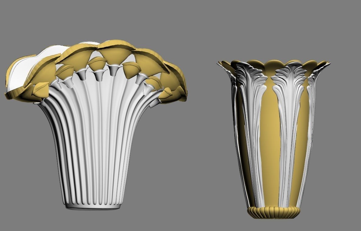 ACCESSORIES 3 cup with orange handle 3D model_33