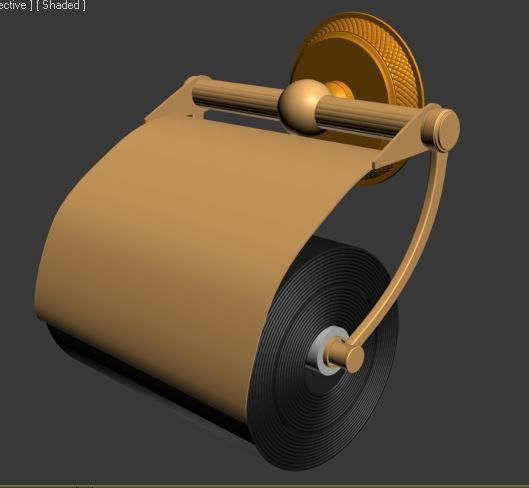 ACCESSORIES 3 cup with orange handle 3D model_35