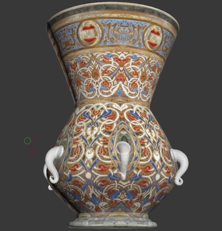 ACCESSORIES 3 cup with orange handle 3D model_62