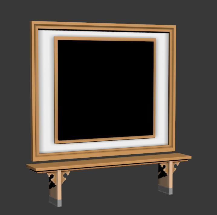 ACCESSORIES 3 cup with orange handle 3D model_96