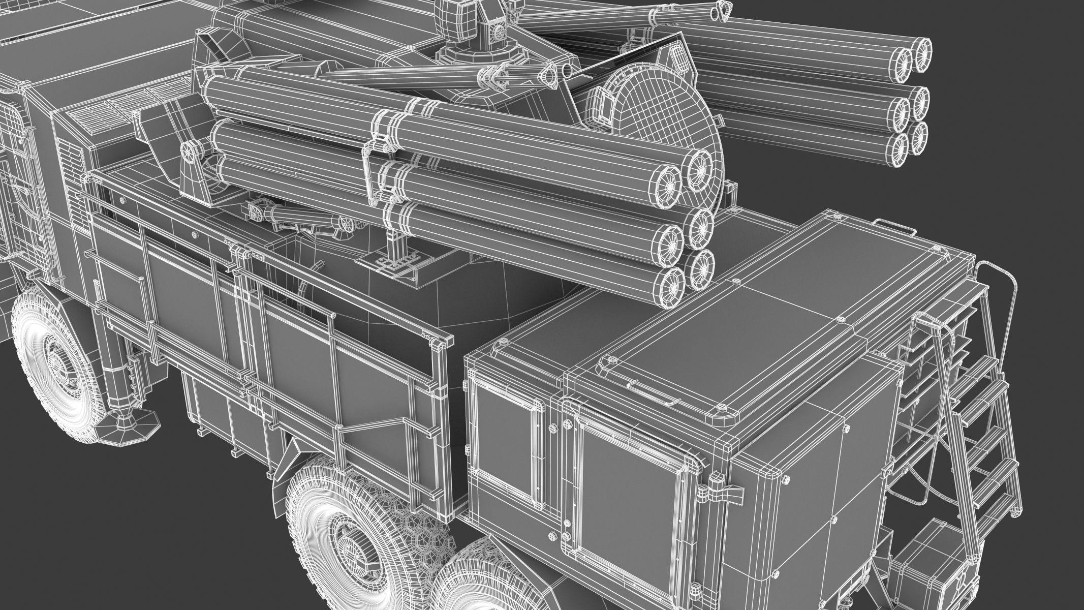 SA 22 Pantsir S1 Camo 3D model_21