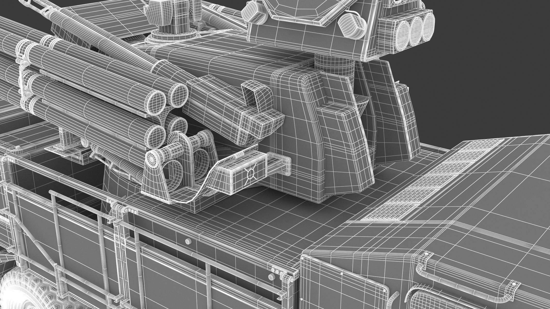 SA 22 Pantsir S1 Camo 3D model_25