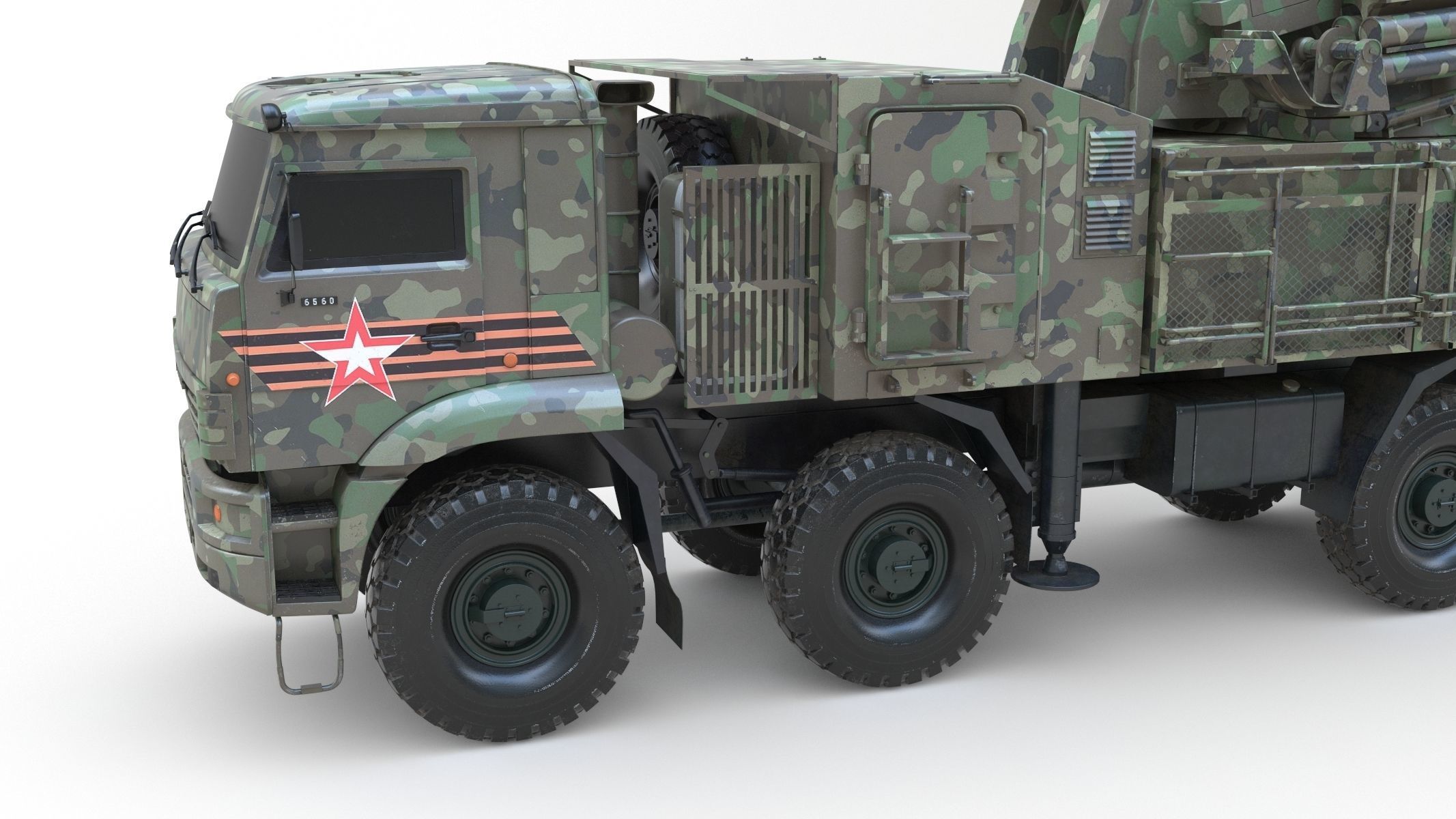 SA 22 Pantsir S1 Camo 3D model_4