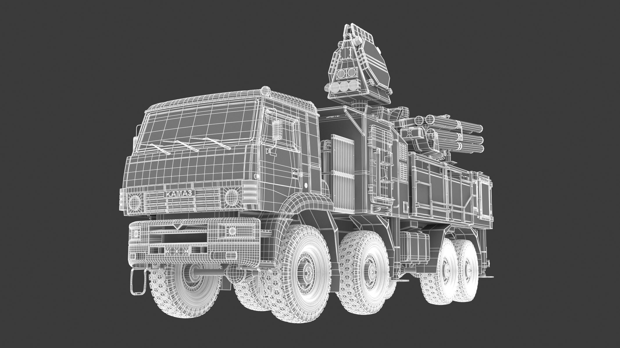 SA 22 Pantsir S1 Camo 3D model_17