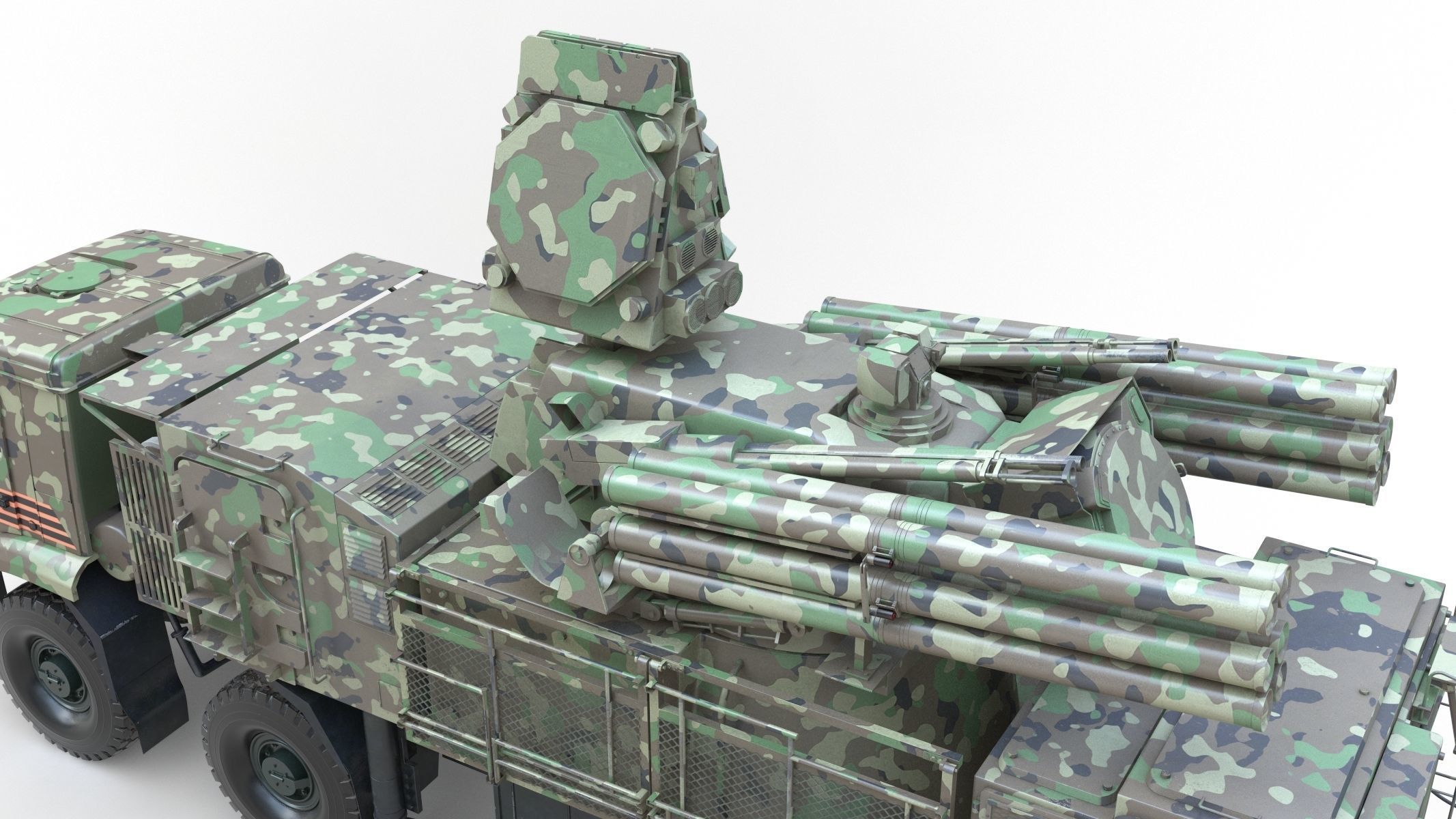 SA 22 Pantsir S1 Camo 3D model_14