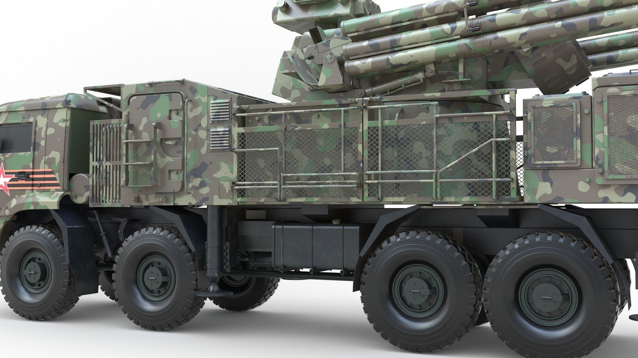SA 22 Pantsir S1 Camo 3D model_15