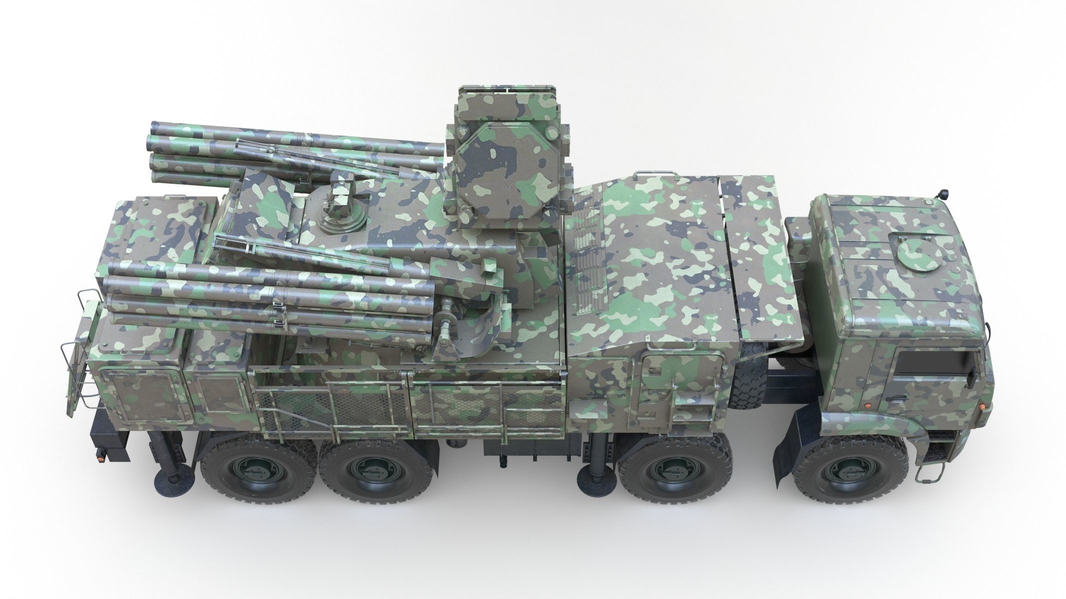 SA 22 Pantsir S1 Camo 3D model_5