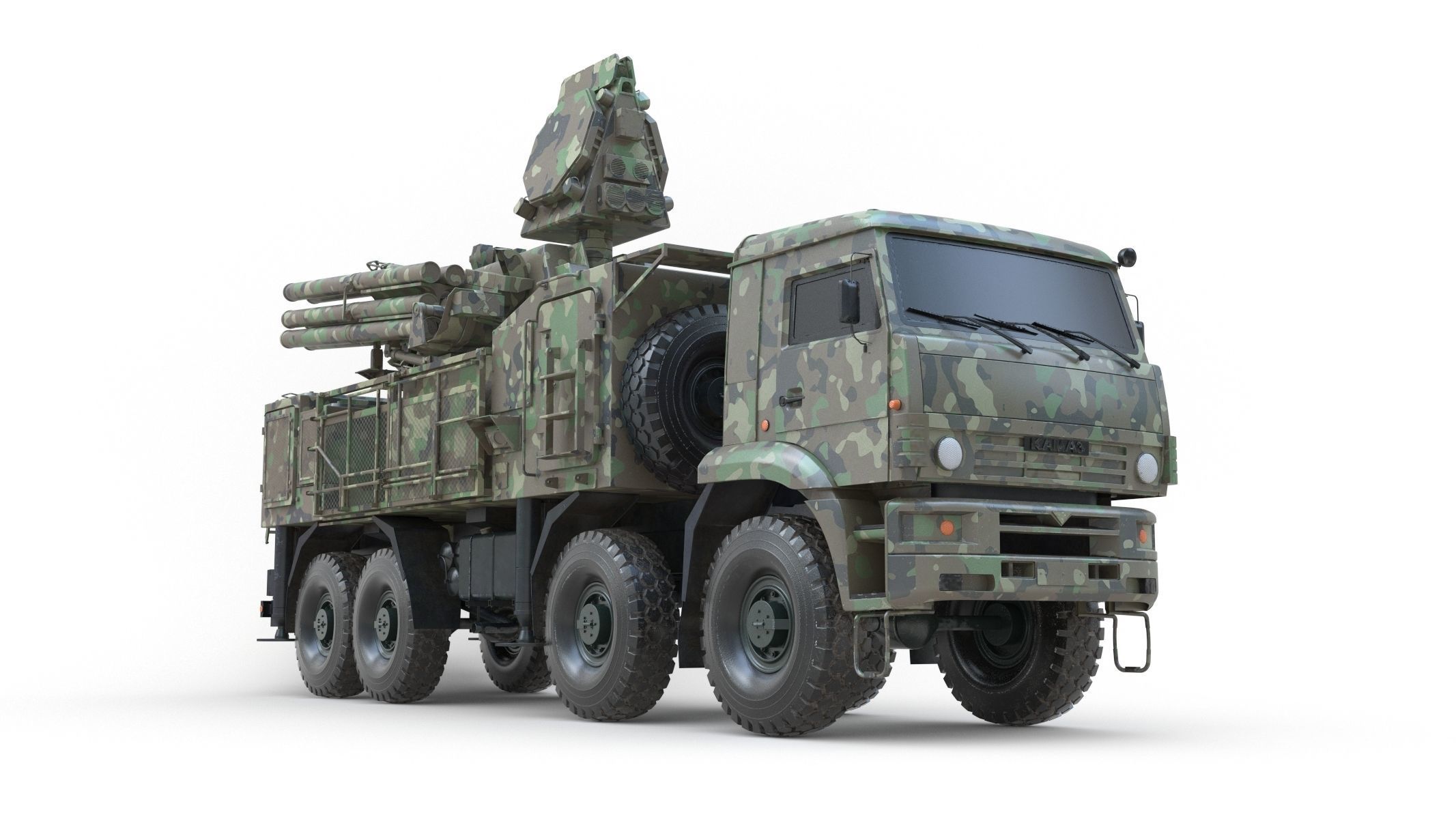 SA 22 Pantsir S1 Camo 3D model_1