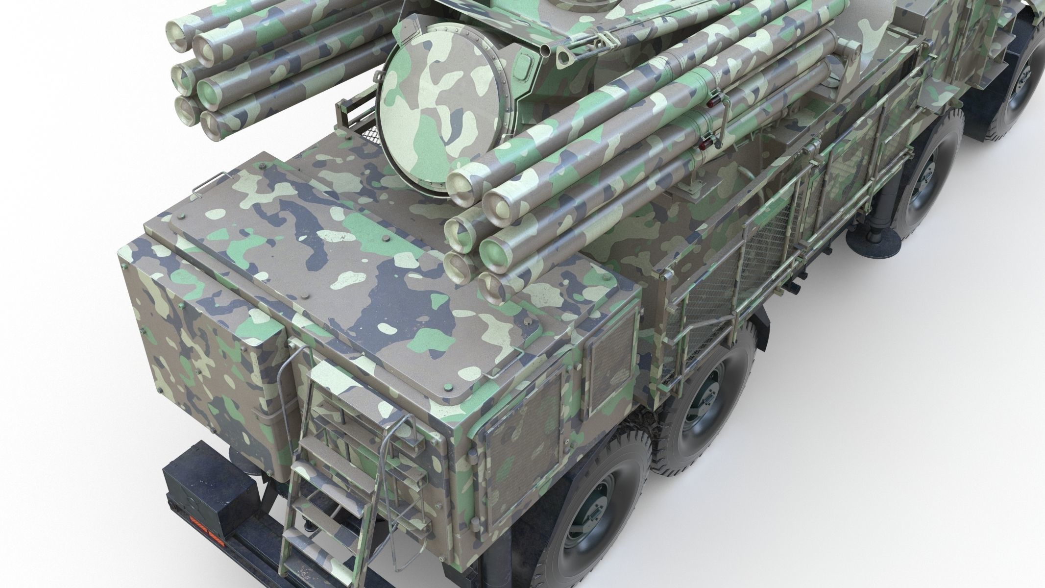 SA 22 Pantsir S1 Camo 3D model_7