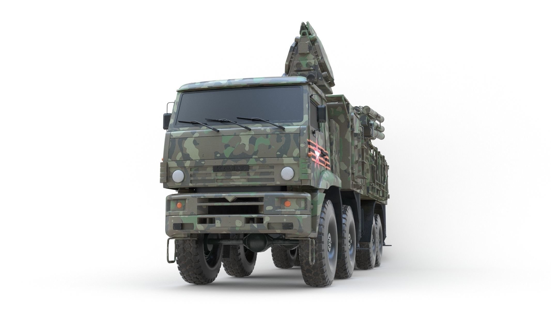 SA 22 Pantsir S1 Camo 3D model_10