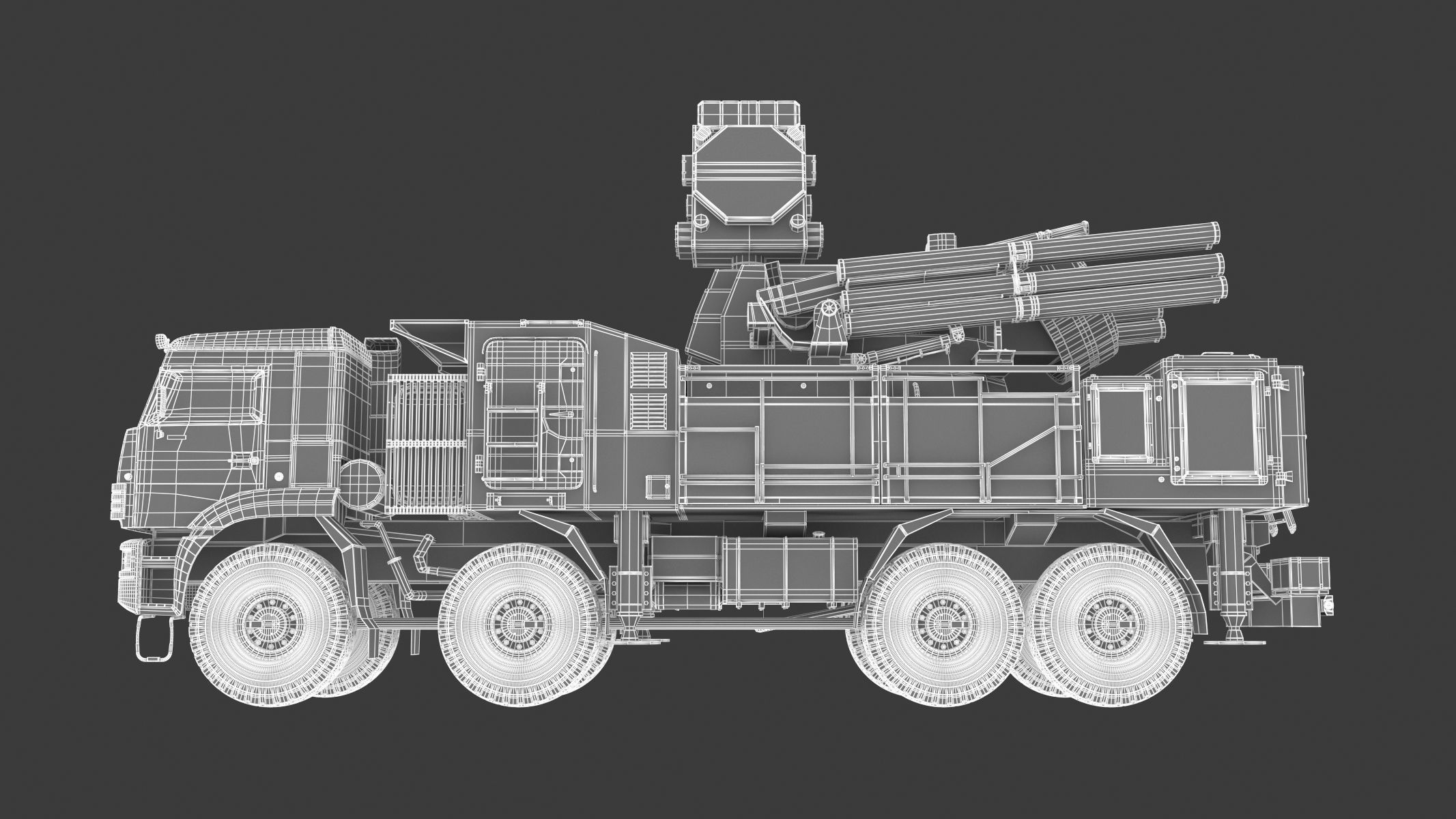 SA 22 Pantsir S1 Camo 3D model_16