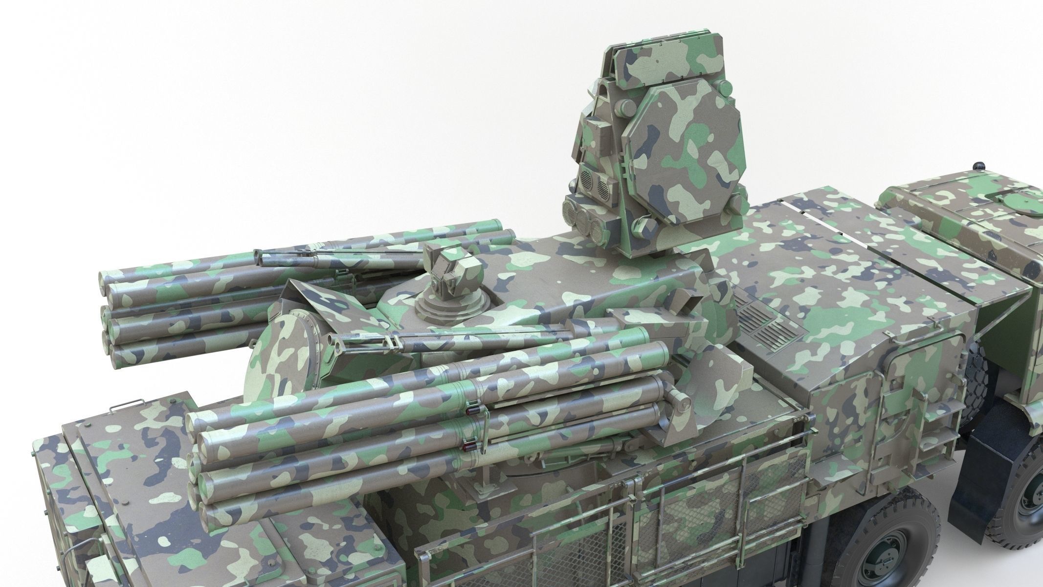 SA 22 Pantsir S1 Camo 3D model_13