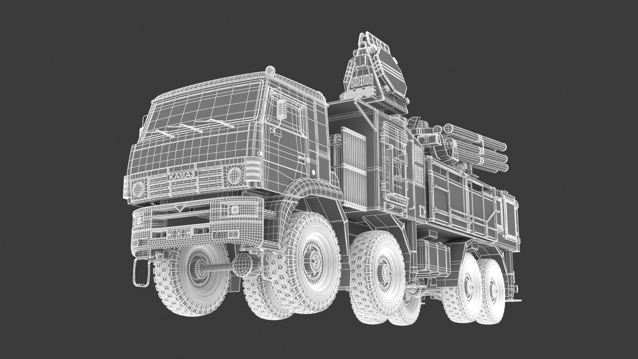 SA 22 Pantsir S1 Camo 3D model_23