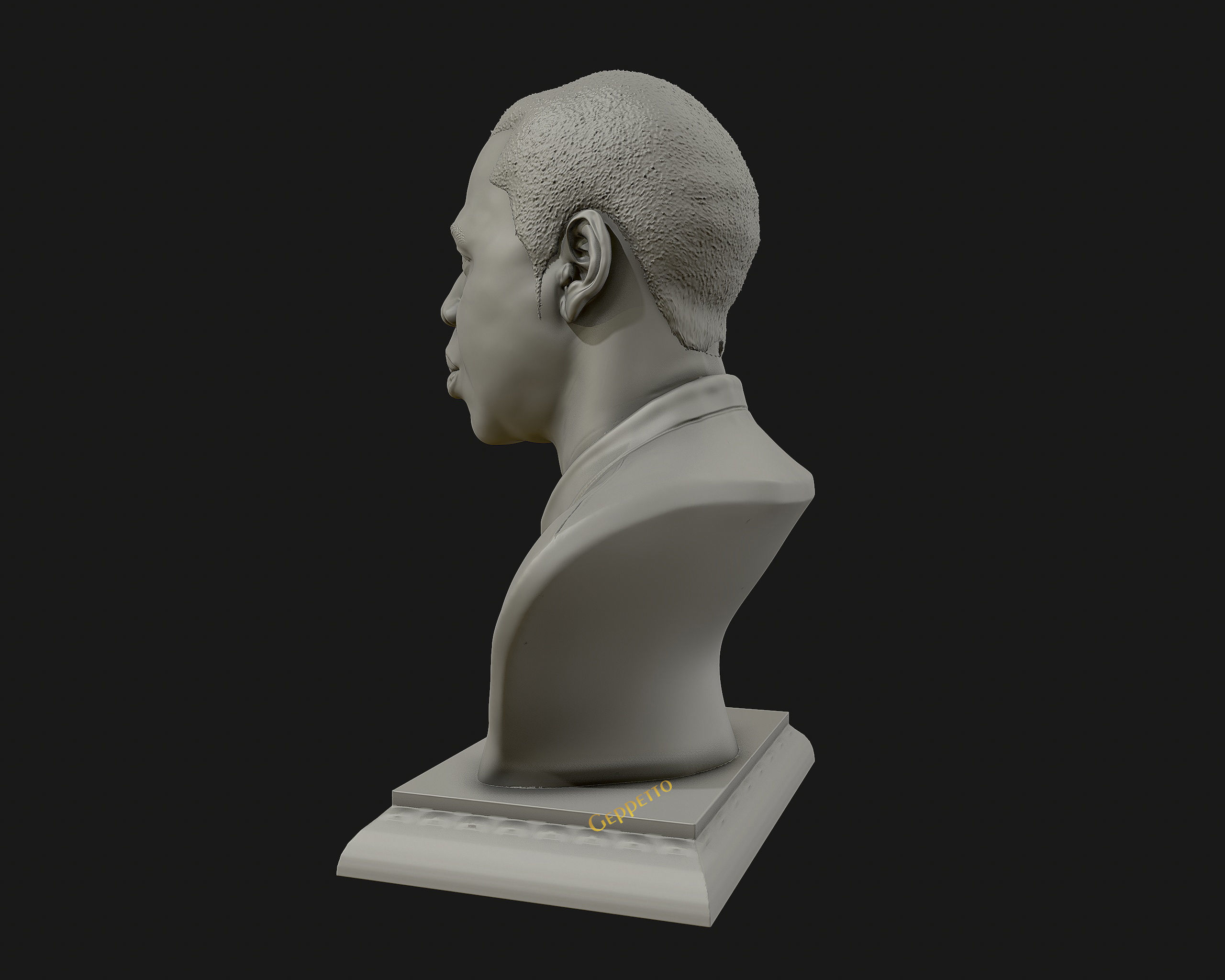 Jay Z Portrait sculpture ready to 3D print 3D print model_15