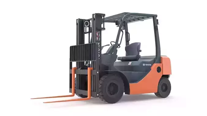 Toyota Core IC Pneumatic Forklift 3D model