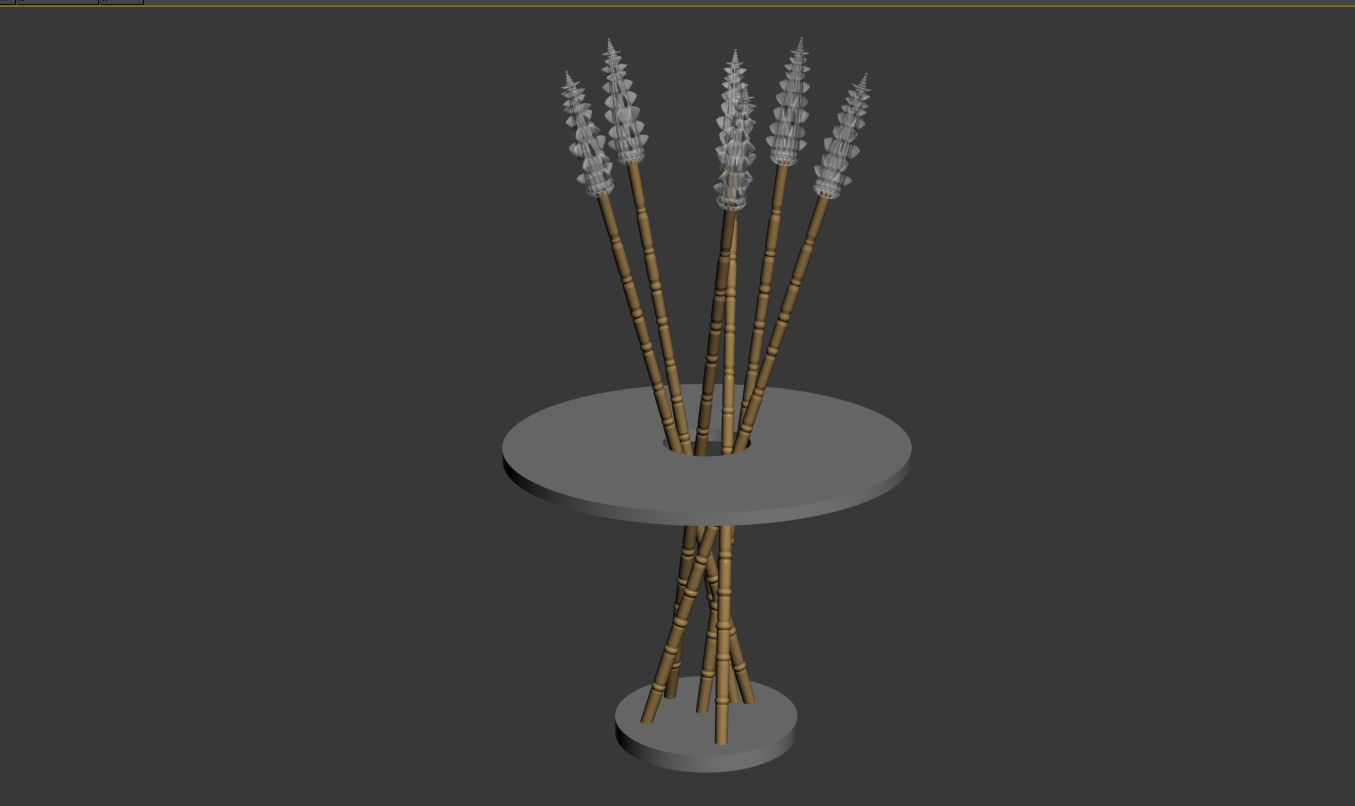 BEDROOM SET 1 coffee table 3D model_17