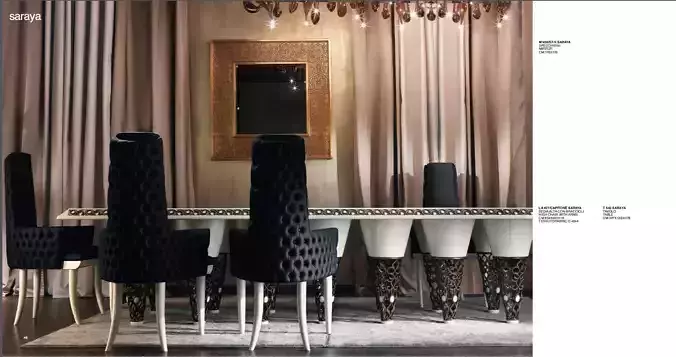 DINING SET 1 chair and gold mirror