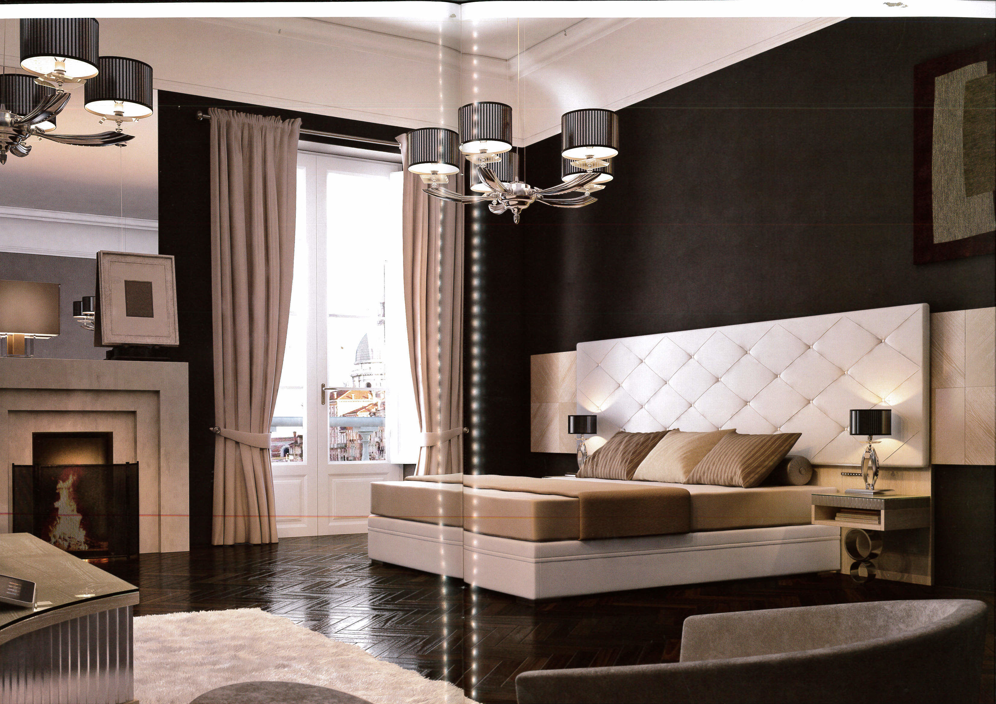 BEDROOM SET 6 chair 3D model_63