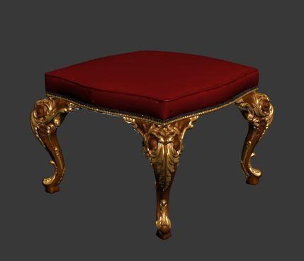 BEDROOM SET 6 chair 3D model_31