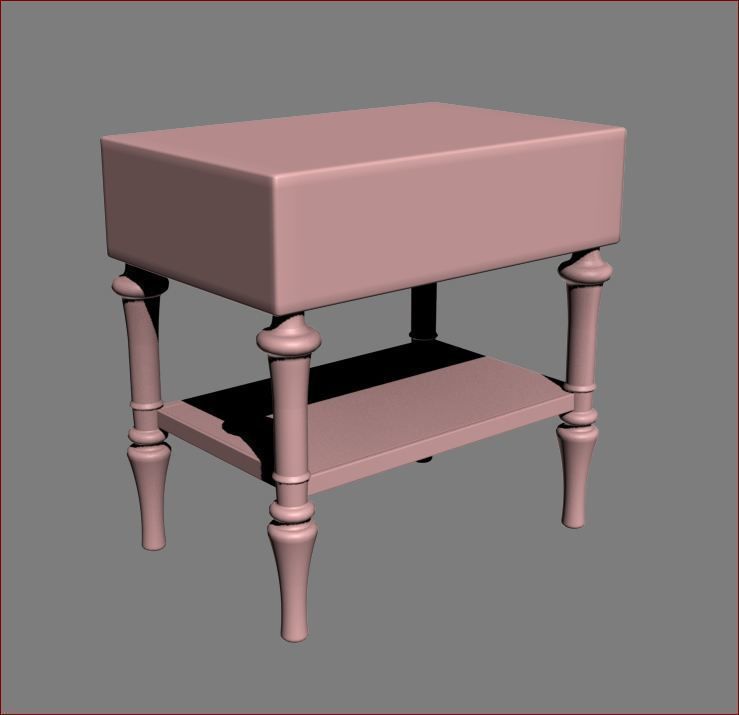 BEDROOM SET 6 chair 3D model_67