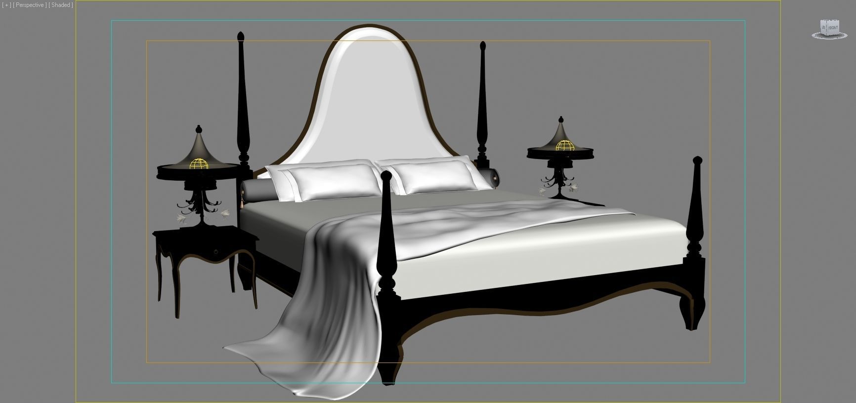 BEDROOM SET 6 chair 3D model_68