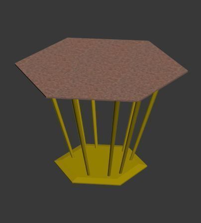 BEDROOM SET 6 chair 3D model_12