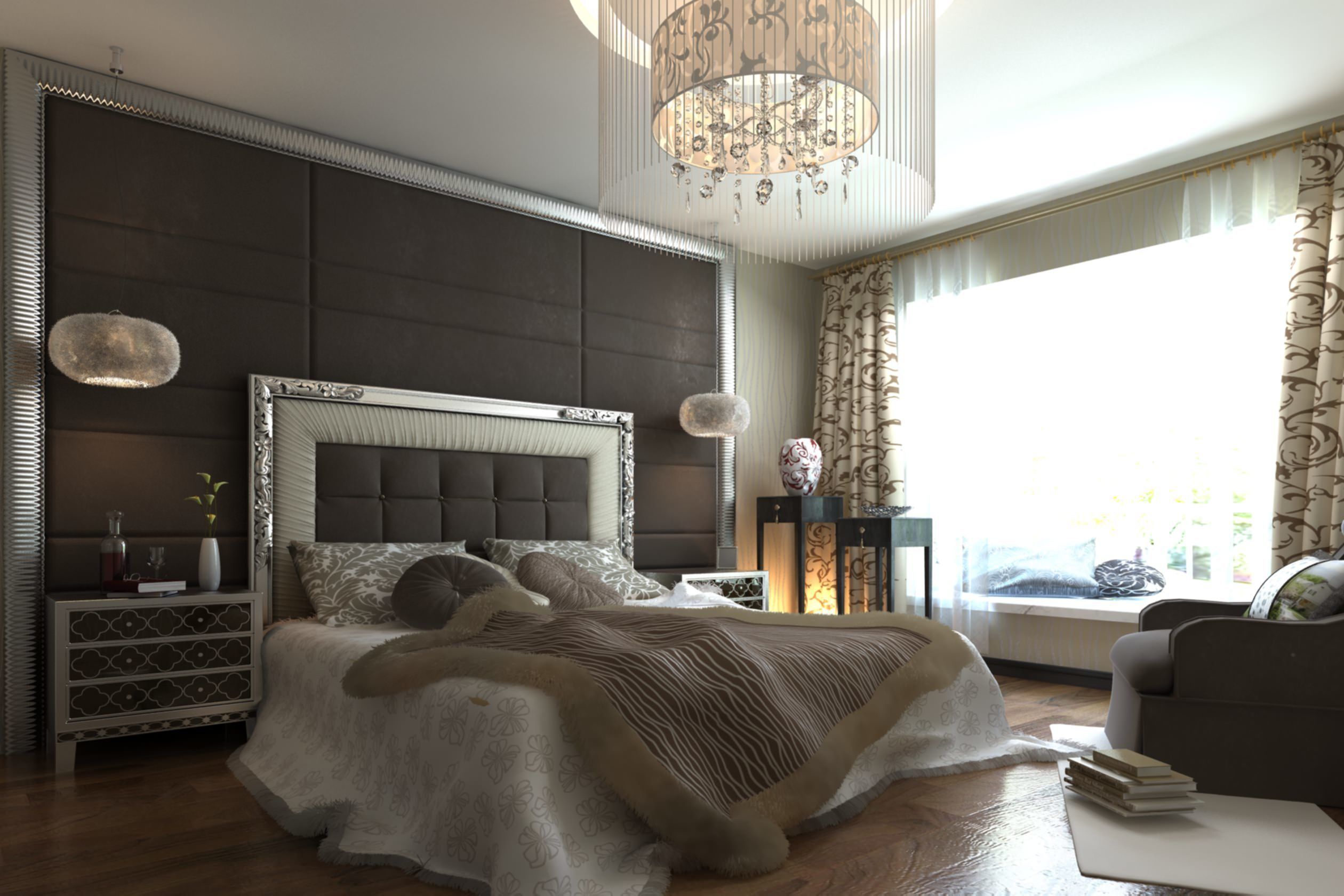 BEDROOM SET 6 chair 3D model_23