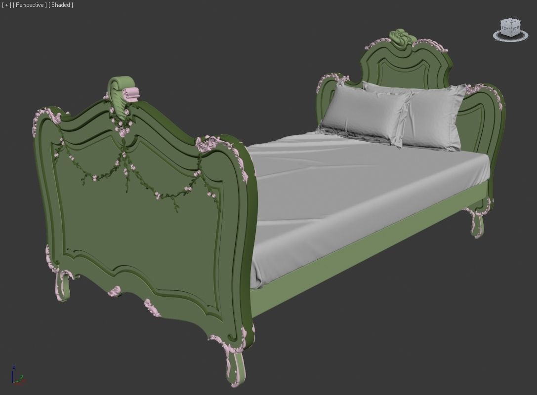 BEDROOM SET 6 chair 3D model_18