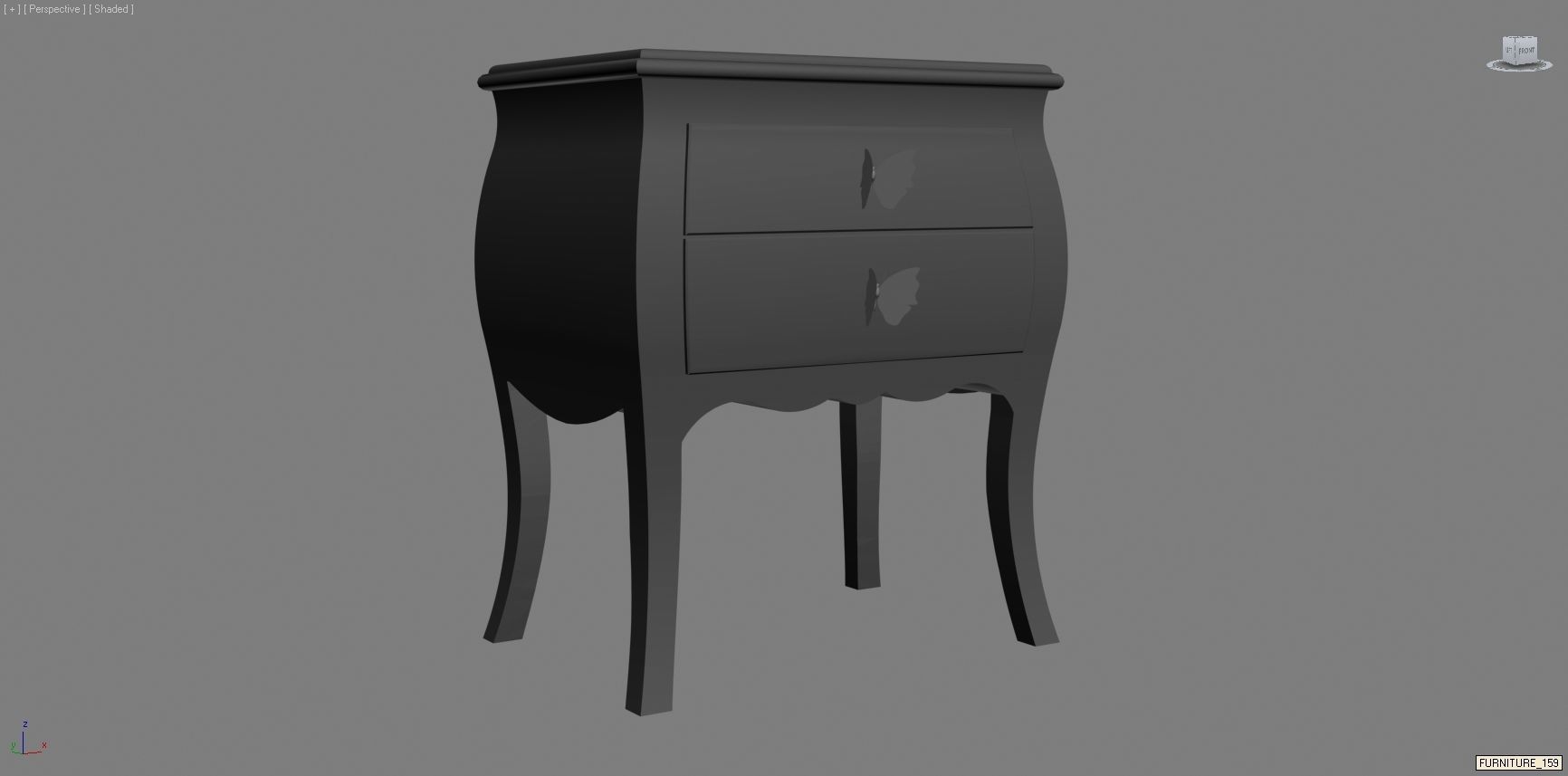 BEDROOM SET 6 chair 3D model_58