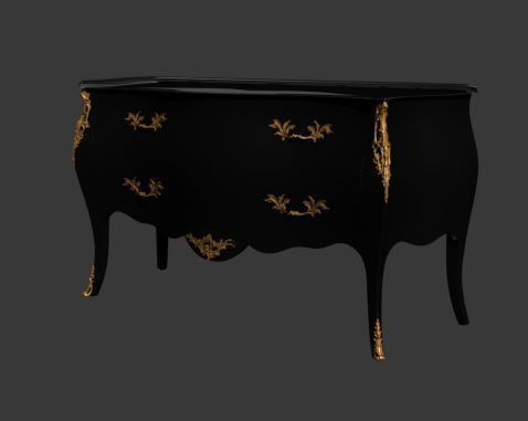 BEDROOM SET 6 chair 3D model_30